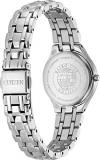 Citizen Women's Analogue Solar Powered Watch with Stainless Steel Strap EW2480-83A