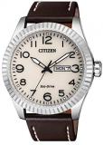 CITIZEN Mens Analogue Quartz Watch with Leather Strap BM8530-11XE