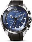 CITIZEN Mens Solar Powered Watch with Rubber Strap BZ1020-14L