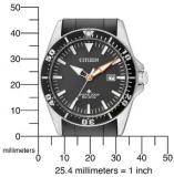 Citizen Men's Analogue Quartz Watch with Rubber Strap BN0100-42E