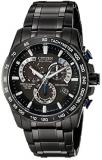 Citizen Men's Eco-Drive Chronograph Watch with a Black Dial and Stainless Steel ...