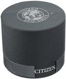Citizen Men's Eco-Drive Chronograph Watch with a Black Dial and Stainless Steel Bracelet AT4007-54E