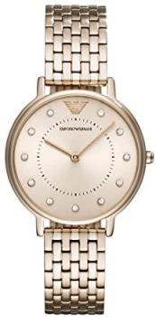 Emporio Armani Womens Quartz Watch with Stainless Steel Strap AR11062