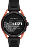 Emporio Armani Men's Smartwatch Connected Gen 5 Matteo Red Aluminum case and Bla...
