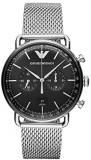 Emporio Armani Men's Chronograph Quartz Watch with Stainless Steel Strap AR11104