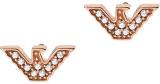 Emporio Armani Essential- Rose Gold-Tone Sterling Silver Earrings for Women's EG3466221