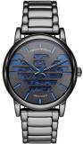 Emporio Armani Luigi - Mechanic Automatic Watch with Gray Tone Stainless Steel S...