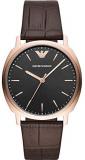 Emporio Armani Mens Analogue Quartz Watch with Stainless Steel Strap AR80021