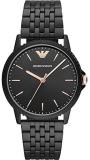 Emporio Armani Mens Analogue Quartz Watch with Stainless Steel Strap AR80021