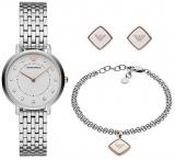 Emporio Armani Womens Analogue Quartz Watch with Stainless Steel Strap AR80023