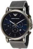 Emporio Armani Men's Chronograph Quartz Watch with Stainless Steel Mesh Strap AR...