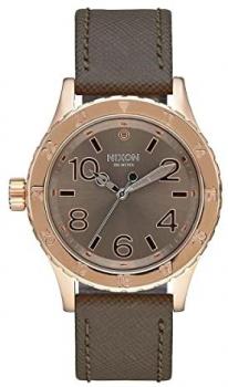 NIXON 38-20 Leather -Spring 2017- Rose Gold/Taupe
