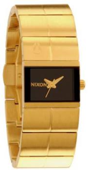 Nixon Cougar Watch - Women's Raw Gold/Black, One Size