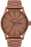 Nixon Sentry ss Womens Analogue Japanese Quartz Watch with Stainless Steel Gold ...
