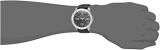 Nixon Men's 'Corporal' Quartz Stainless Steel and Leather Casual Watch, Color:Black (Model: A243)
