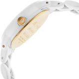 Nixon Women's Scarlet 27mm White IP Steel Bracelet & Case Quartz Analog Watch A1651035-00