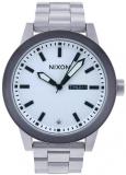 NIXON Men's A263-100 Stainless Steel Analog Silver Dial Watch