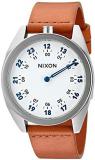 Nixon Men's 'Genesis' Quartz Stainless Steel and Leather Watch, Color Brown (Mod...