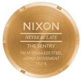 NIXON Men's Analog Japanese Quartz Watch with Leather Calfskin Strap A1058513