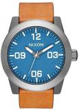 NIXON Men's Corporal Series Analog Quartz Watch/Leather or Canvas Band / 100 M W...
