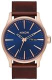 Nixon Mens Analogue Quartz Watch with Leather Strap A105-2867-00