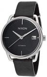 Nixon a 199000-00 Unisex Watch-Automatic Analogue Black Leather Strap