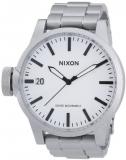 NIXON Chronicle Ss -Spring 2017- Sanded Steel/White