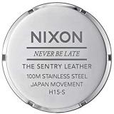 Nixon Men's A105 Sentry 42mm Stainless Steel Leather Quartz Movement Watch