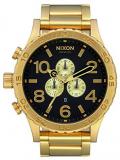 Nixon Mens Chronograph Quartz Watch with Stainless Steel Strap A083-510-00