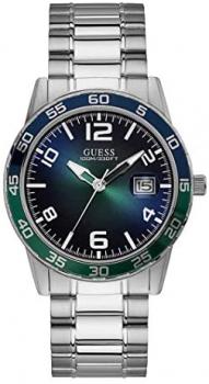 Guess Mens Analogue Classic Quartz Watch with Stainless Steel Strap W1172G2