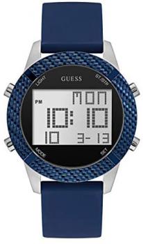 GUESS Factory Men's Blue Digital Watch, NS