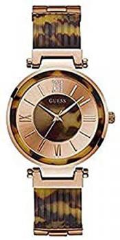 Guess Womens Analogue Quartz Watch with Resin Strap 8431242947846