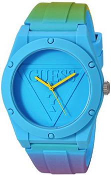 GUESS Unisex-Adult Analog Japanese Quartz Watch with Silicone Strap U0979L28