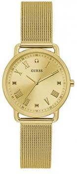 GUESS Women's Analog Quartz Watch with Stainless Steel Strap GW0031L2