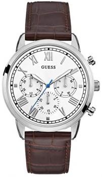 Guess Men's Multi dial Quartz Watch with Leather Strap GW0067G2