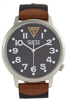 GUESS Kirby V1033M1 Black/Silver Tone/Two-Tone One Size
