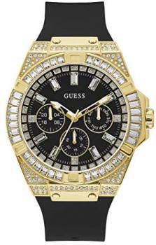 GUESS Men's Analog Quartz Watch with Silicone Strap GW0208G2