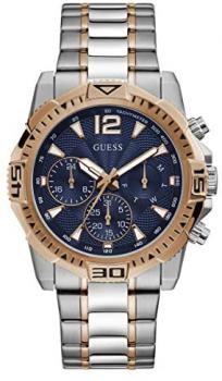 GUESS Men's Analog Quartz Watch with Stainless Steel Strap GW0056G5