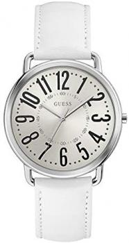 Guess Womens Analogue Quartz Watch with Leather Strap W1068L1