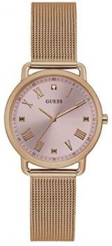 GUESS Women's Analog Quartz Watch with Stainless Steel Strap GW0031L3