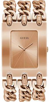 Guess Womens Analogue Watch Heavy Metal with Stainless Steel Strap