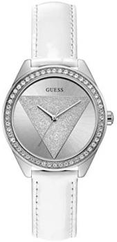 Guess Womens Analogue Quartz Watch with Leather Strap W0884L2