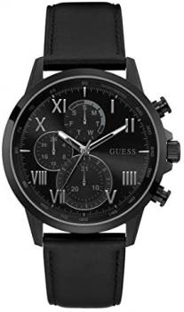 Guess Men's Multi dial Quartz Watch with Leather Strap GW0011G2