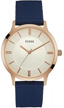 Guess Men's Analogue Quartz Watch with Fabric Strap W0795G1
