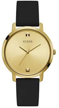 GUESS 40MM Diamond Dial Silicone Watch