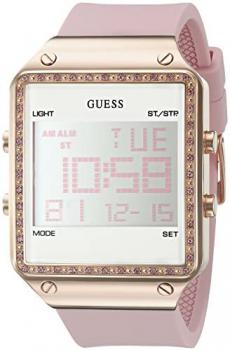 GUESS Women's Digital Silicone Watch