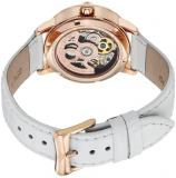 Stuhrling Original Memoire Women's Automatic Watch with Mother Of Pearl Dial Analogue Display and White Leather Strap 710.03