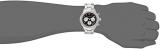 Stuhrling Original Men's Quartz Watch with Black Dial Analogue Display and Silver Stainless Steel Bracelet 669B.01