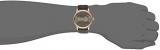 Stuhrling Original Legacy 680 Men's Mechanical Watch with Rose Gold Dial Analogue Display and Brown Leather Strap 680.02