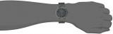 Stuhrling Original Classic Somerset Elite Men's Quartz Watch with Black Dial Analogue Display and Black Stainless Steel Bracelet 122.33551